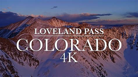 loveland pass colorado drone  youtube