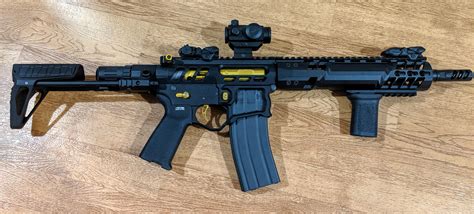 freshly installed  firearms skeletonized receiver   tm mws gbbr  matches