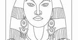 Cleopatra Kids Coloriage sketch template