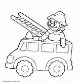 Truck Coloring Fire Pages Toy Printable Print Kids Trucks Cars Little Boys Book sketch template