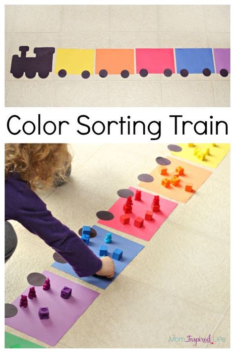 color sorting train   great  kids  learn colors