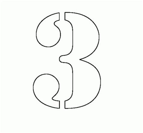 coloring pages  number  stencil kartinki