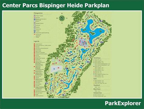 karte und lageplan von center parcs bispinger heide parkexplorer