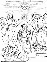 Mary Coloring Pages Getcolorings Visits Angel sketch template