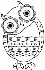 Visually Seniors Impaired Owls sketch template
