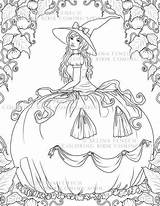 Coloring Fairy Fenech Selina Selinafenech sketch template