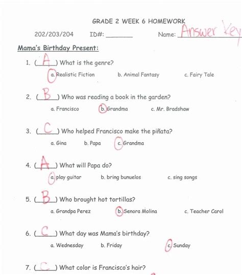find worksheet answers