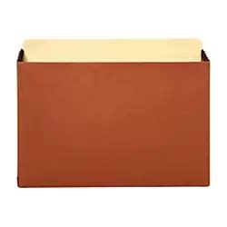 office depot brand file cabinet pockets   expansion legal size brown