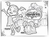 Vampirina Coloring Pages Friends sketch template