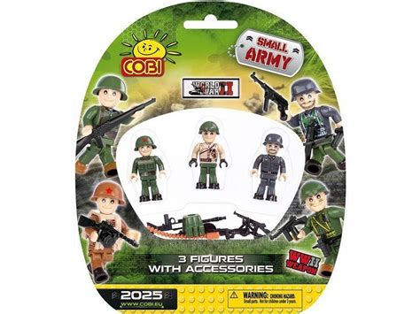 cobi world war 2 figurine small army 3 pack toy at mighty ape nz