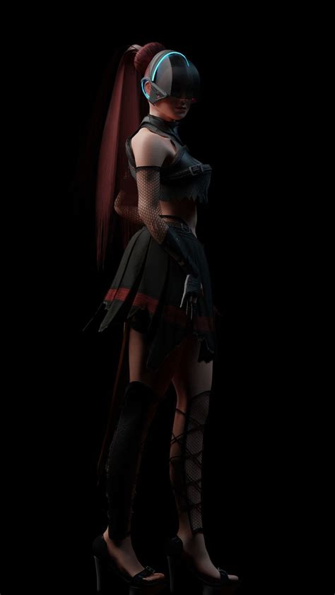 3d model sci fi sexy girl cgtrader