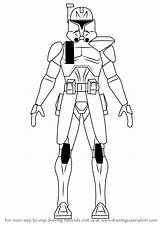 Wars Rex Star Captain Draw Step Drawing Drawings Coloring Pages Feet Waist Head Sketches Tutorials Drawingtutorials101 Learn Sci Fi Tutorial sketch template