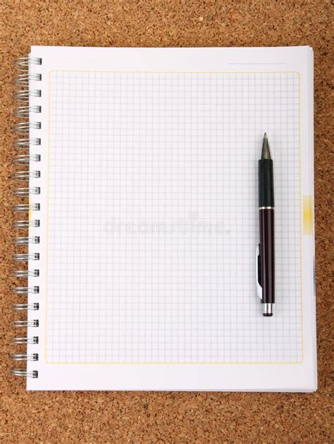 blank spiral notepad stock photo image  background
