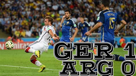 Goetze Extra Time Goal Leads Germany [germany Vs Argentina World Cup