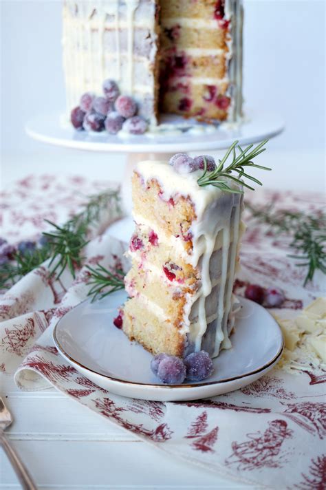 White Chocolate Cranberry Layer Cake The Baking Fairy