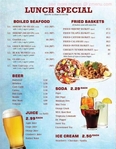 Online Menu Of Seafood Party Lawton Restaurant Lawton