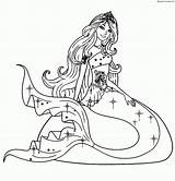 Colorear Mermaid Sirena Sirenas Ecosia sketch template