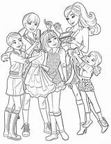 Barbie Pages Coloring Colouring Sisters Her Friends Family Sheets Para Little Print Ken Kids Colorir Desenhos Ballerina Princess Drawing Infantis sketch template