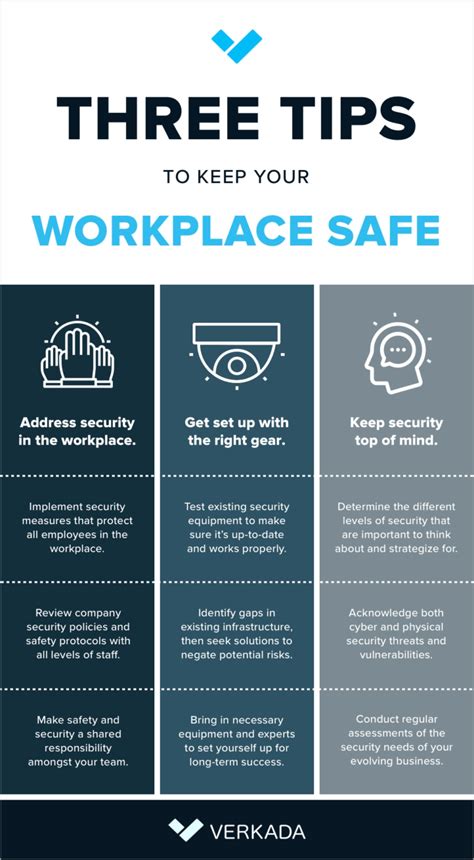 3 simple tips to keep your workplace safe verkada