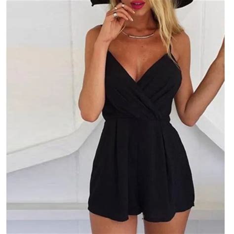 wholesale retail summer women sexy playsuit sexy club solid elegant