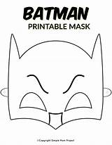 Mask Superhero Masks Printable Kids Batman Template Coloring Face Templates Sheet Simple Project Diy Printables Halloween Simplemomproject Crafts America Mom sketch template