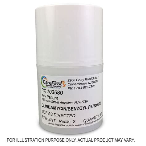 clindamycin benzoyl peroxide topical gel compounded