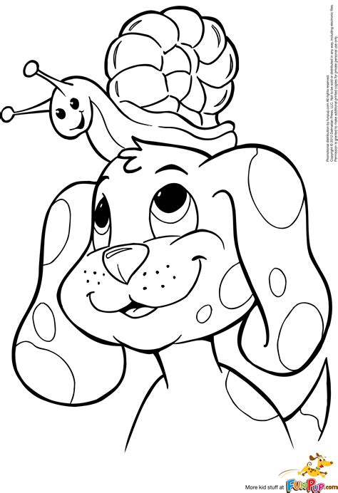 puppy  bow colouring pages