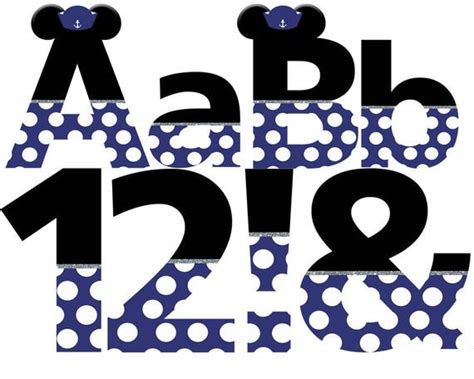 mickey mouse alphabet instant  printable alphabet