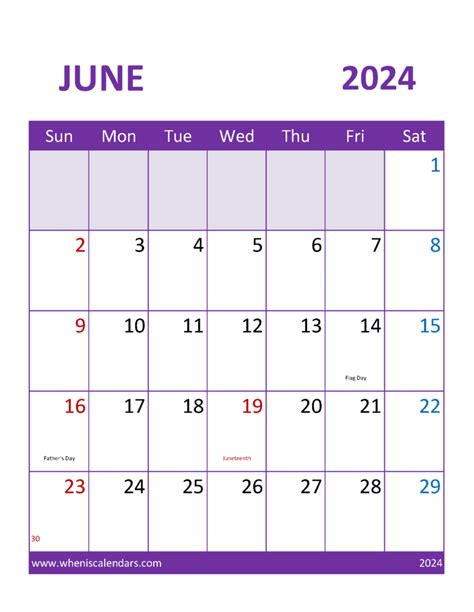 printable weekly calendar june  monthly calendar