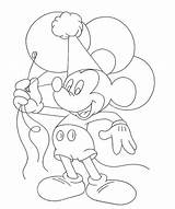 Coloring Mickey Balloons Pages Mouse Balloon Disney Holds 899f Picket Fence Epic Printable Popular Getcolorings Coloringhome sketch template