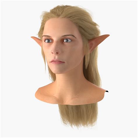 female elf head  hair  model  model  max freed