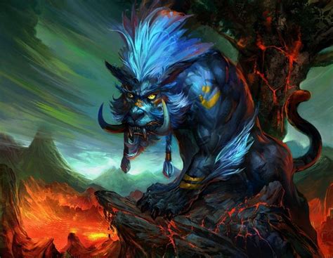 Savage Cat Form By Wei Chen World Of Warcraft Druid