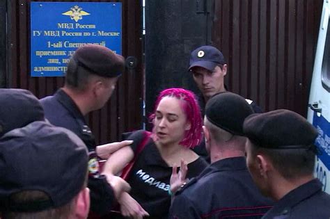 video pussy riot world cup protesters re arrested the minute they