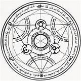 Transmutation Cercle Cercles Magique sketch template