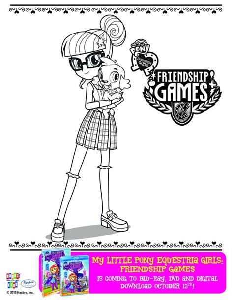 pony equestria girls coloring page mama likes