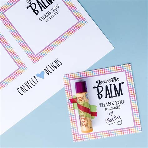 youre  balm   gift tags printable instant etsy small