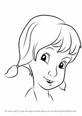 Rescuers Penny Coloring Pages Disney Drawing Draw Step Popular Tutorials sketch template