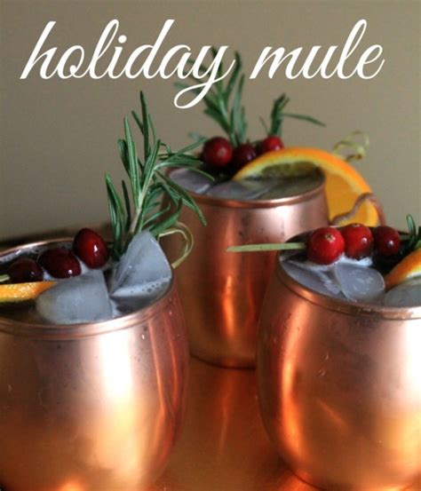 easy holiday mule recipe classy mommy