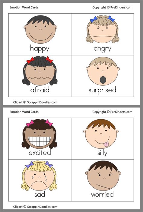 printable emotion faces  preschool printable templates