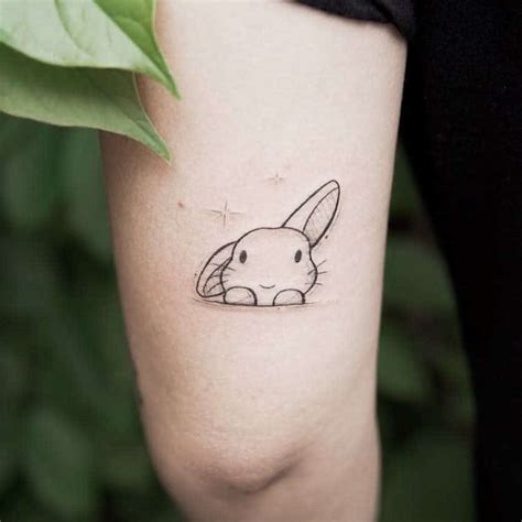 cute rabbit tattoo