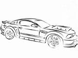 Mustang Coloringhome sketch template