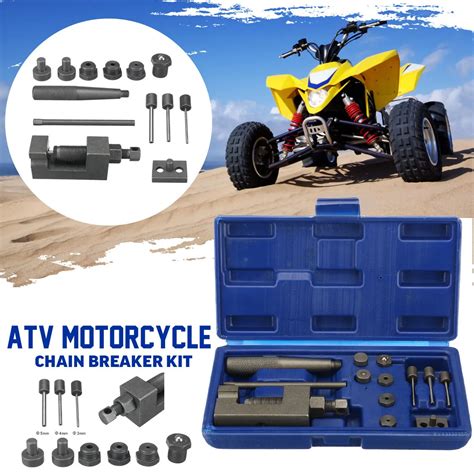 set motorcycle heavy chain breaker cutter riveter tool kit    splitter universal