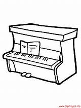 Piano Color Colouring Coloring Pages School Hits Coloringpagesfree sketch template