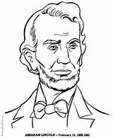 History Lincoln Abraham Coloring Pages American Printing Help sketch template