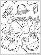 Pages Hello Summer Coloring Kids Printable Sheets Color Print Fun Colouring Online Cool Crayola Coloringpagesonly Summertime Happy Adults Choose Board sketch template