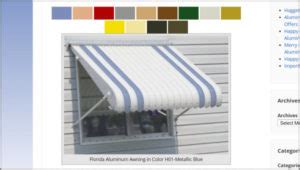 awning stripe colors demo haggetts aluminum