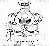 Chubby Viking Idea Female Clipart Cartoon Thoman Cory Outlined Coloring Vector 2021 sketch template