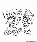 Knuckles Echidna Tails sketch template