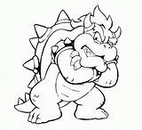 Bowser Mario Coloring Pages Super Dry Drawing Jr Printable Characters Drawings Kng Bad Guys Koopalings Brothers Print Kids Color Colouring sketch template