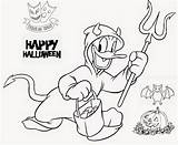 Evil Donald Duck Halloween Coloring Pages Printable sketch template